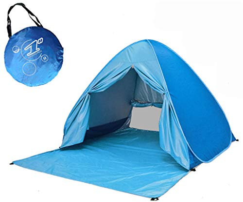 YO-HAPPY 2020 Upgrade Carpa de Playa Refugio Solar UV Ligero Sombrilla de Playa
