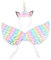 Serre Tête Licorne et Ailes de licorne, Accessoires pour Enfant Fille Halloween Carnaval Cosplay Party Fête
