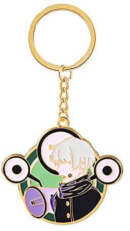 SONGCHANGJEWELRY JJK Porte-clés Satoru – Pendentif clé en émail en forme de figurine d'anime – Bijoux pour homme et femme, Inumaki, taille unique