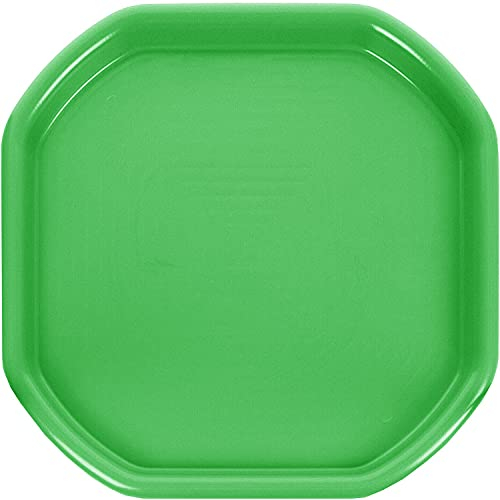 Tuff Tray Small Plastic Mixing Tray - Water & Sand Play Builder Equipment for Kids - Lime Green