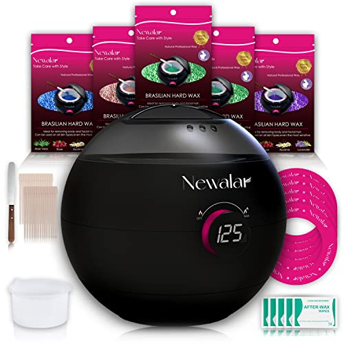 Newalar Scaldacera Brasiliana Kit Completo Depilatore Viso Corpo