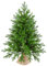 eveXmas 95cm Künstlicher Weihnachtsbaum, Tannenbaum ALTAIR Klassik Grün, 143 Zweige 100% PE-Spitzen, iinklusive ständer sackleinen