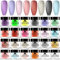 EBANKU Acrylic Powder Set, 24 Colors Acrylic Powder Professional Acrylic Nail Powder for Nail Acrylic Extension, Nail Carving, Long-Lasting, No Nail Lamp Needed