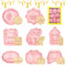Lets Joy Eid Mubarak Ausstechformen, 8 Stück Ramadan Muslimische Keksform, Backen Fondant Cookie Cutter, Muslimischen Keks für Kuchen