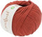 LANA GROSSA Landlust Baumwolle | Klassisches Bio-Baumwollgarn, Gots zertifiziert | Handstrickgarn aus 100% Baumwolle (Bio) | 50g Wolle zum Stricken & Häkeln | 115m Garn FB 7 Rostrot