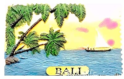 Bali Sea View Magnet für Küche, Kühlschrank, dekorierter Magnet