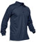 KEFITEVD Men's Long Sleeve Golf Polo Shirt Quick Dry Casual Tennis T Shirts Button Down Collar Polo with Pen Pocket, Navy Blue, L