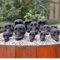 Heyfurni Lot de 12 bûches en céramique Ignifuge Assorties pour brasero en Pierre, bûches de gaz squelettes pour feu de Camp, décoration d'halloween, foyers extérieurs, Charbon de Bois, Taille Mini