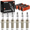 Frankberg 6x Zündkerze Zündkerzen Kompatibel mit 1er E87 130i 3.0L 2005-2007 3er E90 323-330 2.5L 3.0L 2005-2007 5er E60 523-530 2.5L 3.0L 2004-2007 Replace# FR7NPP332