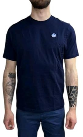 NORTH SAILS T-Shirt aus Bio-Baumwolle, blau, Small