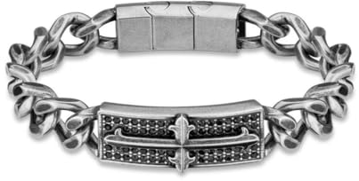 Police PEAGB2120404 Herren-Armband, Edelstahl, 19 cm