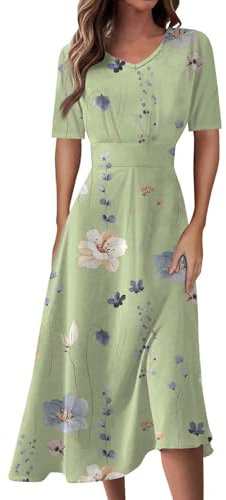 Robe Femme Chic Et Elegant, Robe Sexy Boheme Femme Robes De Mariage Longue Blanche Plage Costume Medieval Femme Robe Mariage Invitée Rose Sexy Longue Ete De Soiree Chic Et (3-Clair Vert,S)