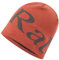 Rab Logo Beanie Leichte Strickmütze für Skifahren & Alltag, Toskanisches Rot/Graphen, Einheitsgröße