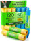 Lot de 120 sacs pour collecte différenciés en plastique HDPE 70 x 100 cm 110 L avec poignées tire et fermer couleur jaune et bleu sacs anti-trou pour déchets poubelle condominiale 12 rouleaux à