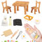 Miniatur Wichtel Zubehör 19 Stück Miniatur Puppenhaus ZubehöR 1/12 Wichtel ZubehöR Backen Miniatur Küche wichtel Tisch wichtel zubehör Backset Ideal Backen Wichtel Zubehör Weihnachten