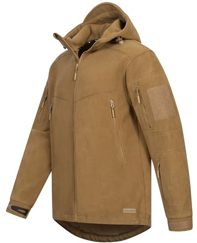 Höhenhorn Biferten Herren Militär Fleecejacke Outdoor Winddichte Jacke mit Kapuze