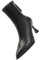 Generico Scarpe Donna Invernali Scarpe Donna Invernali Stivali con Cerniera Laterale per Donna Stivaletti alla Caviglia Stivali Corti Scarpe Singole per Donna Scarpe con Tacco Donna (Black, 40)
