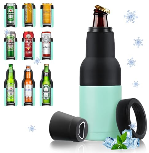 Stepstall Can Cooler Beer Bottle Holder with Beer Opener