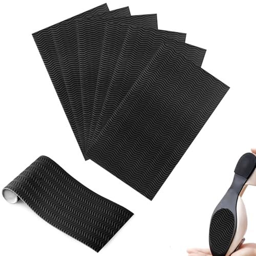 6 unidades de reparación de suelas de zapatos, suela de goma para pegar, goma antideslizante para reparación de zapatos, juego de reparación de zapatos de fieltro, suela antideslizante, accesorios