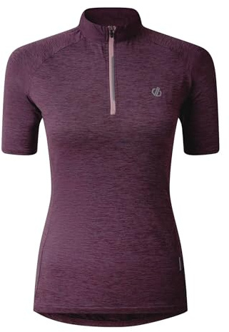 Dare 2b Damen-Fahrradtrikot mit Reißverschluss, Deep Plum, 46