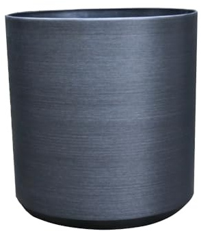 Gardening Naturally Lightweight Weather-Resistant Plant Pot with Drainage Hole – Modern Indoor and Outdoor Planter (Large)