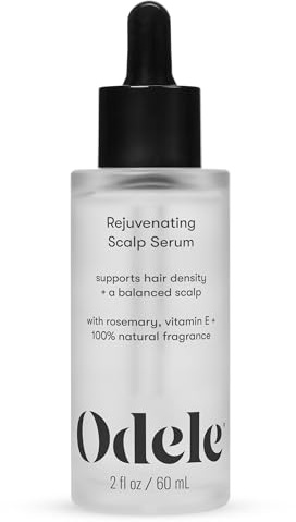 Odele Rejuvenating Scalp Serum with Rosemary and Vitamin E to Support Hair Density and a Balanced Scalp, for all Hair Types, 2 Fl Oz