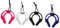 Holibanna 4pcs Anti-Pinch Door Clip Door Jams Finger Pinch Guard Door Stopper Police Door Jam Keep Doors from Closing Door Door Stop Clip Door Jam Door Stopper Plastic