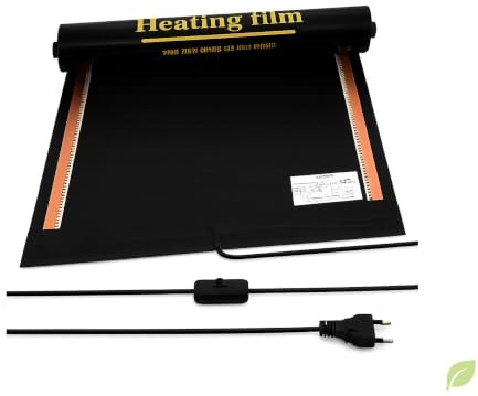 Wohnwagenheizung/Teppichheizung/Infrarotheizung Heizfolie mit Ein-/Ausschalter (50 * 250 cm 275 Watt)