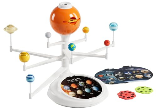 Science CAN DAS Sonnensystem (3D-Modell Sonnensystem mit Planeten und Projektor, mit Wissenskarten auf Deutsch/Englisch, Lernspielzeug, ab 6 Jahren, Spielzeug für Kinder) 1602312025de0002
