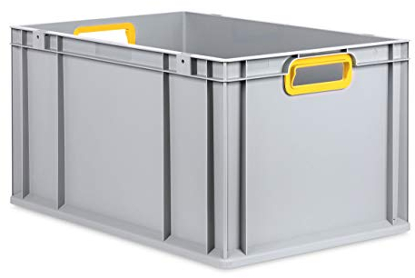 aidB Eurobox Color, Griffe offen, 600x400x320mm, 1 St, gelb