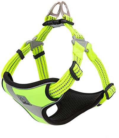 Truelove Hundegeschirr Reflektierende Sicherheitsweste für kleine mittelgroße Hunde TLH5991 (S, Neongelb)