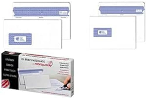 PROFESSIONAL 30051785 MAILmedia Briefumschlag REVELOPE, 112 x 225 mm, mit Fenster