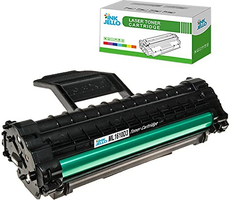 InkJello kompatibe Toner Patrone Ersatz für Samsung ML-1610 ML-1615 ML-1620 ML-1625 ML-2010 ML-2015 ML-2020 ML-2510 ML-2570 ML-2571N SCX-4321 SCX-4521F ML1610D3 (Schwarz)