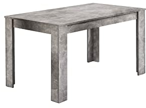 byLIVING Esstisch NEPAL / Moderner Küchentisch in Beton-Optik / Großer Tisch / 140 x 80, H 75 cm