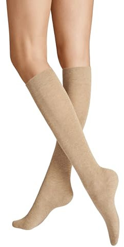 Hudson Damen Kniestrümpfe Relax Cotton wärmend Beigemel. 0723 35-38