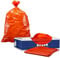 Plasticplace Bolsas de basura de 55 a 60 galones │ 1.2 mil │ Forros de basura resistentes naranjas │ 38 x 58 pulgadas (50 unidades)