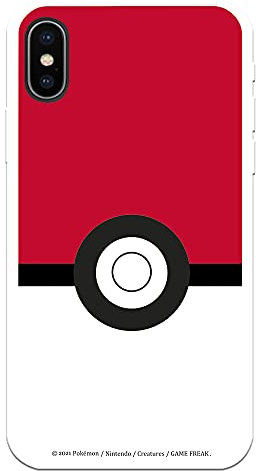 LA CASA DE LAS CARCASAS Official Pokémon Pokémon Ball iPhone X Case - Choose Your Like Design for iPhone X - XS