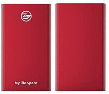 Disque dur externe SSD en métal 960 Go/480 Go/120 Go USB 3.1 Type C Stockage de données mobiles Pour PC de bureau, MacBook, ordinateurs portables, PS4, Xbox, Smart TV (2 To, rouge)