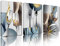 Tucocoo Pictures for Dining Room Wine Glass Abstract Paintings 3 Pieces Canvas Knife Fork Spoon Wall Art Modern Artwork Restaurant Decor Giclee Framed Stretched Ready to Hang-Small 14x20inchx3Pcs