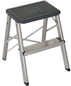 Escalera de aluminio de 2 peldaños, SOQAL