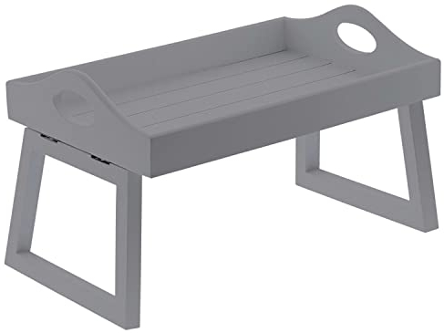 AAMEN Small Wooden Sofa Arm Tray Foldable Arms, Living Room Furniture, Sofa Tray for Coffee/Snacks, Grey Sofa Drinks Tray, Wooden Sofa Couch Armrest Clip-On Table, W20 x L30 x H18.5cm