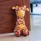 Dortech Cute Giraffe Door Stop for Home, 1kg Heavy Weighted Animal Door Stopper Floor, Soft Cuddly Fabric Stuffed Decorative Animal Door Stopper for Interior, Kids Room, Bedroom, Home & Office Décor