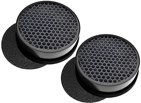 vhbw 4 Part Filter Set compatible with Levoit LV-H132-RF, LV-H132 Air Purifier - Pre Filter, Active Carbon+HEPA