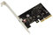 KALEA-INFORMATIQUE PCIe x4 1-Port USB 3.2 Gen 2x2 20G Typ C Controller-Karte mit ASM3242 Chipsatz. High und Low Profile.