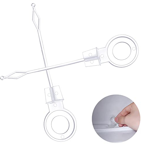 2PCS Universal Fridge Freezer Drain Hole Plunger Refrigeration Plunger,Refrigerator Drain Hole Plastic Plunger,Mini Fridge Drain Hole Cleaning Tool Fridge Accessories Drain Unblocker(9.5cm,WHITE)