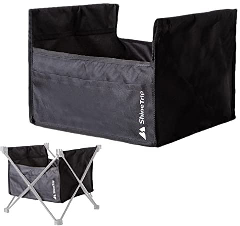 Teksome Folding Table Storage Bag, Folding Table Under the Table Bag, Aluminum Table Sundries Storage Bag for Outdoor Camping, Table Not Included