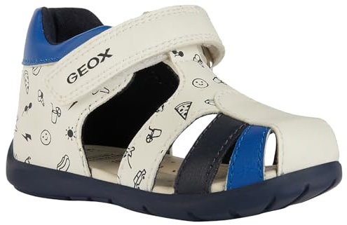 Geox Bébé Garçon B Elthan C, White Royal, 23 EU