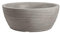 NICOLI VASO A CIOTOLA THETIS ELEGANCE, EFFETTO 3D COSTOLATO, IN RESINA, DIAMETRO CM 30 CM 40, PER INTERNO ESTERNO (Ø CM 30, CENERE)