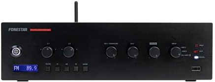FONESTAR Mehrzonen-PA-Verstärker PROX-60Z Schwarz XLR DAW