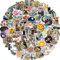 Popularität Aufkleber 100 Stück für Koffer,Skateboard, Laptop, Computer, Wasserflaschen, Auto, Teenager, Jungen, Mädchen, Scrapbooking Aufkleber